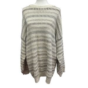 Harbor Bay Mens 2X Long Sleeve Cotton Acrylic Blend Super Soft Crew Neck Sweater